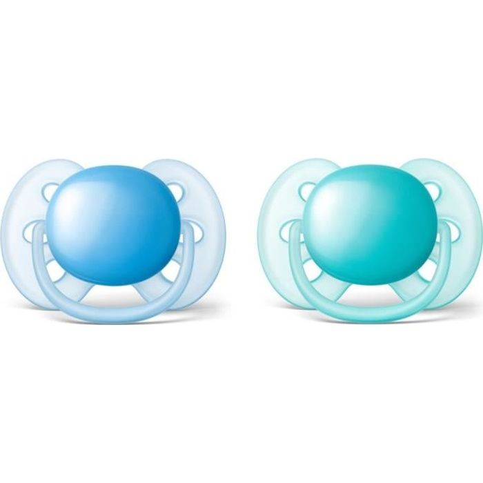 PHILIPS AVENT Sucette Ultra Douce 6-18 mois Garçon