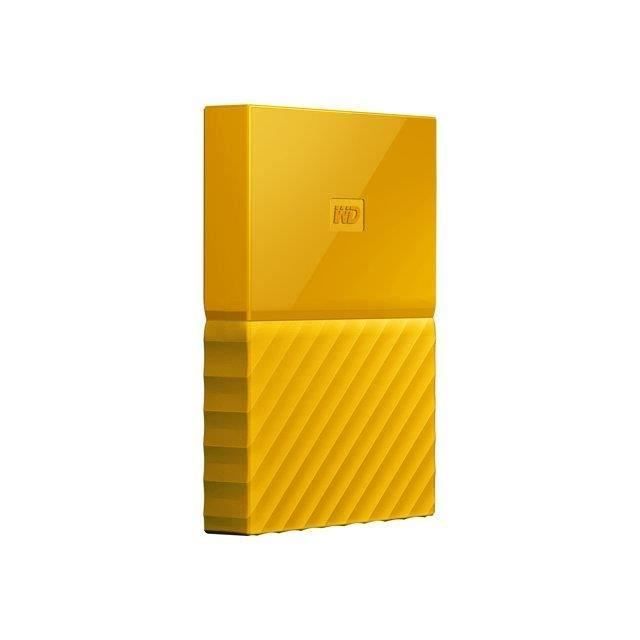 WD - Disque dur Externe - My Passport - 1To - USB 3.0 - Jaune