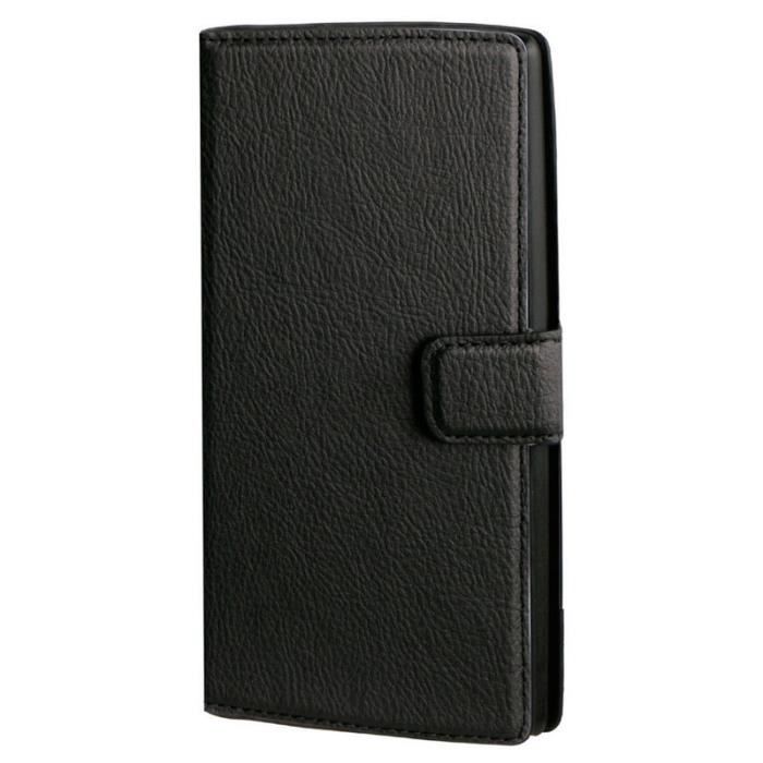 Etui Folio XQISIT Slim Wallet LG G4 noir