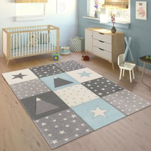 TAPIS Tapis Enfant Couleurs Pastel À Carreaux Pois Cœurs