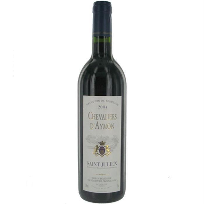 Chevalier dAymon   AOC Saint Julien   Millésime 2004   Vin rouge