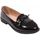 Mocassin vernis noir femme