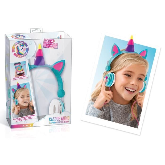 CANAL TOYS - I BELIEVE IN UNICORN - Casque Audio Enfant Licorne