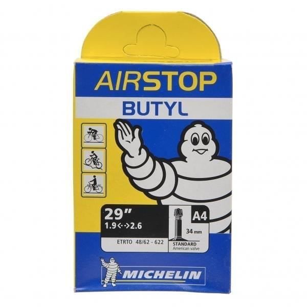 MICHELIN - Chambre à air 29 pouces type A4 modèle AIRSTOP Butyl dimensions 48/54X622 valve standard 40mm