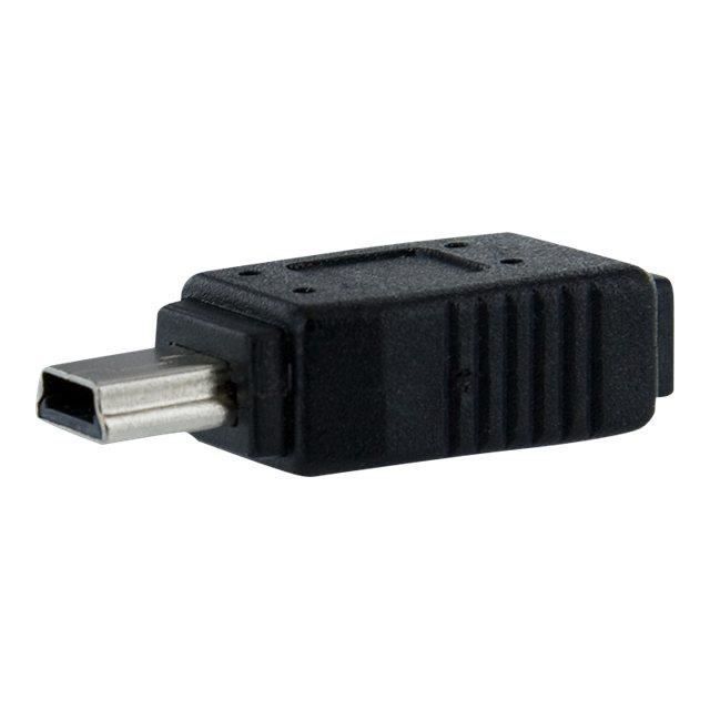 STARTECH Adaptateur Micro USB vers Mini USB - Convertisseur USB 2.0 - F/M - Noir