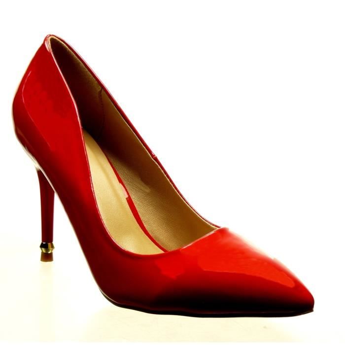 Angkorly Verni Talon Haut Femme Stiletto Doré Escarpin Sexy rtCsxhQd