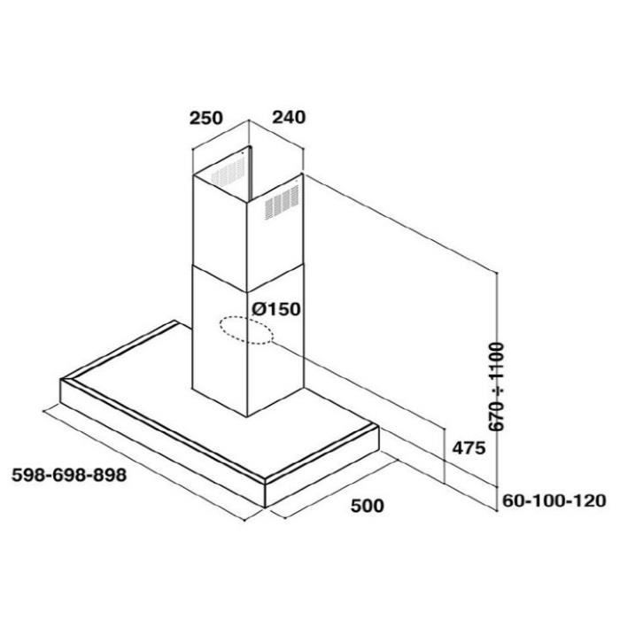  AKR471IX Hotte Box 90cm Inox1