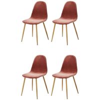 CHAISE CHARLTON VELVET Lot de 4 chaises de salle à manger CHAISE CHARLTON VELVET Lot de 4 chaises de salle à manger