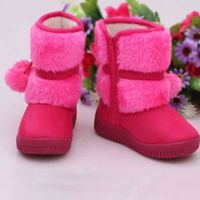 BOTTE huadedu Fille Boule Coton Mode Hiver Bébé Enfant BOTTE huadedu Fille Boule Coton Mode Hiver Bébé Enfant