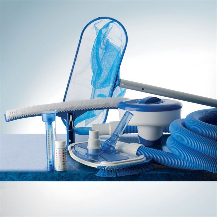 GRE Kit complet 8 pièces pour piscine >15m3