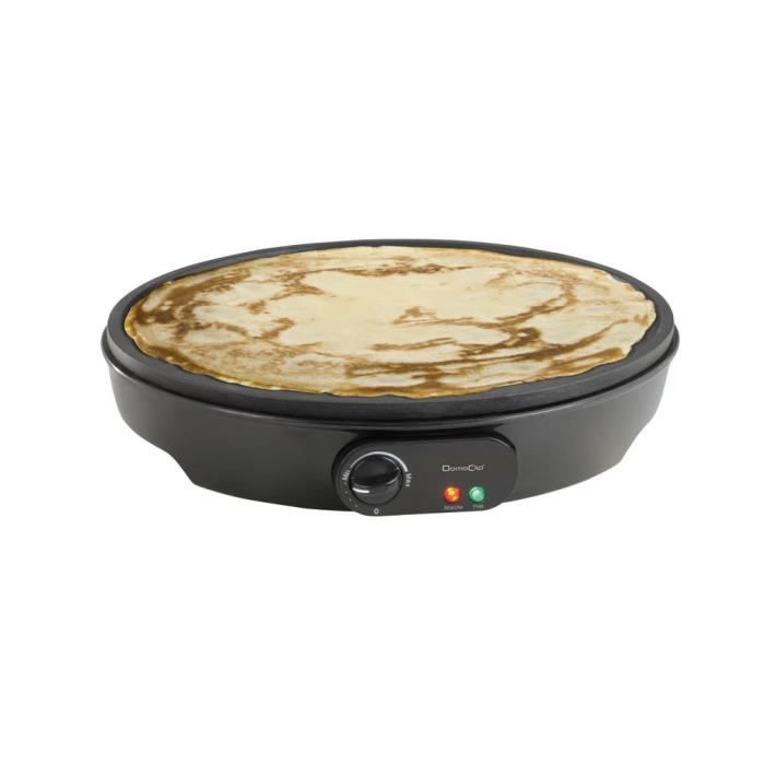 DOMOCLIP DOP148 Crêpière électrique - Noir