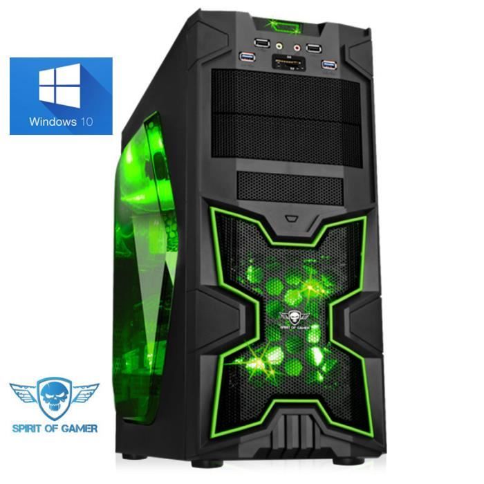 PC Gamer X-FIGHTERS Green - A6 7400K - 8GO RAM