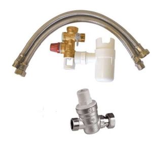 DIPRA Ensemble raccordement chauffe-eau + réducteur