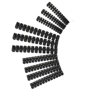 VOLTMAN Lot de 10 barrettes 3x4 - 4x6 - 3x10 mm