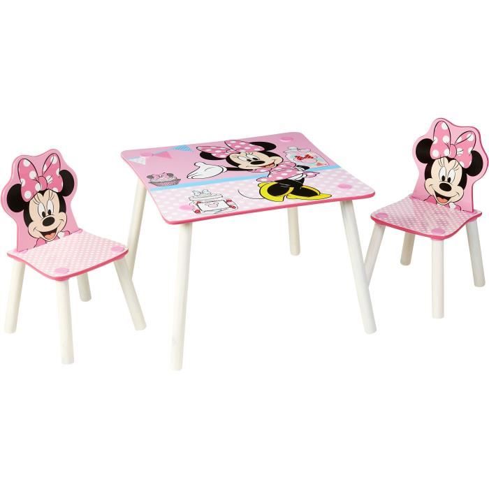 MINNIE Ensemble Table Et 2 Chaises