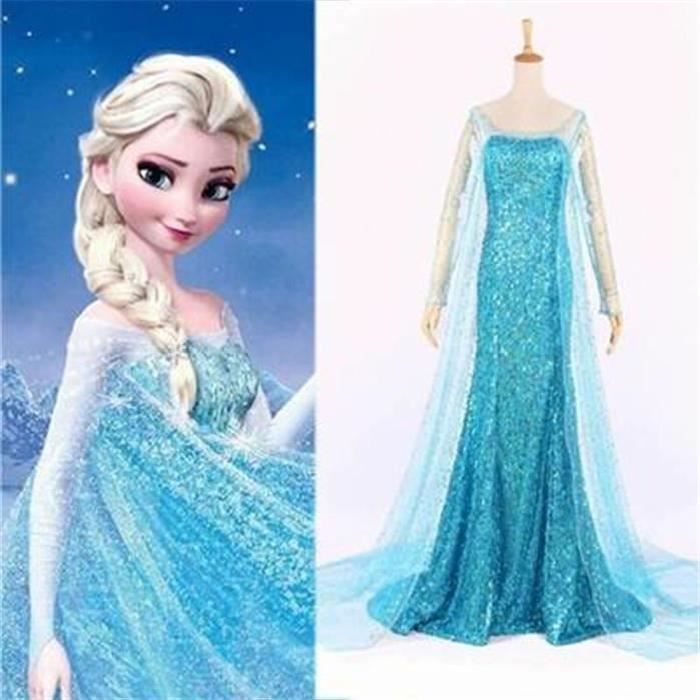 Robe reine des neiges adulte - Achat / Vente jeux et ...