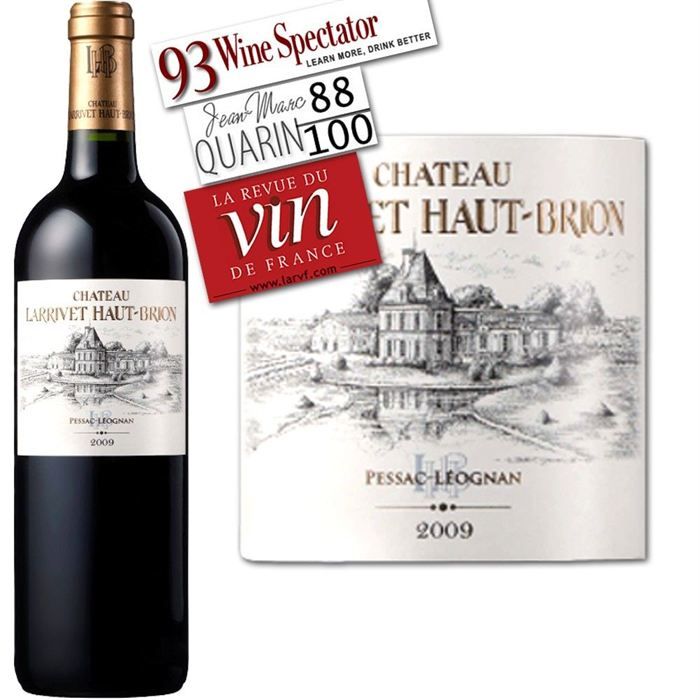 Château Larrivet Haut Brion Pessac Léognan 2009   Achat / Vente VIN