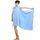 BLEU Serviette de Toilette Portable Robe Serviette