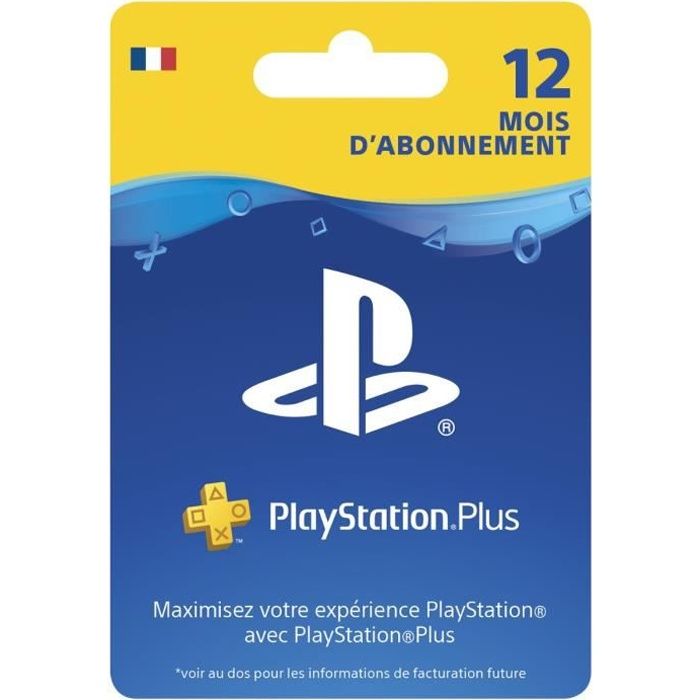 Abonnement PlayStation Plus 12 Mois - PS4-PS3-PSVita - PlayStation Officiel