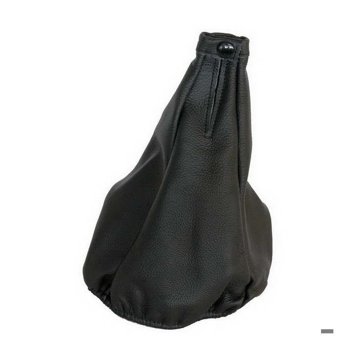 CARPOINT Soufflet de levier de vitesse - 100% cuir - Noir