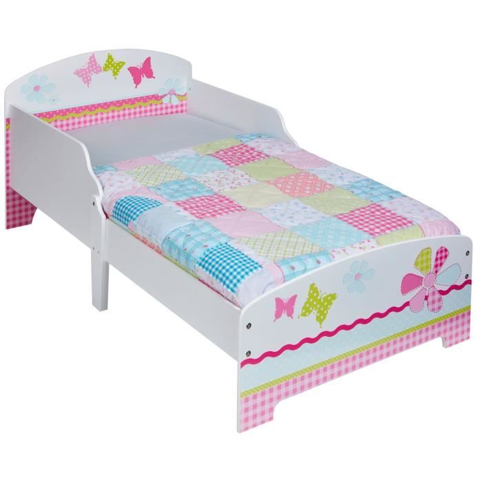 FILLES ROSE Lit pour enfants - 140 x 70 cm
