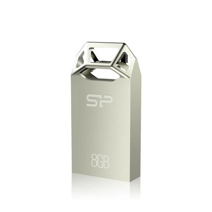 SILICON POWER Clé USB 2.0 Touch 50 - 8 GB - Argent