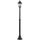 Lampadaire extérieur noir