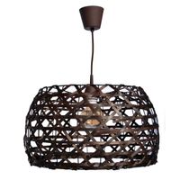 LUSTRE ET SUSPENSION Lustre - suspension osier 35 cm marron LUSTRE ET SUSPENSION Lustre - suspension osier 35 cm marron