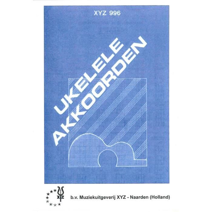 ukelele akkoorden, recueil pour accordéon édité par xyz uitgeverij