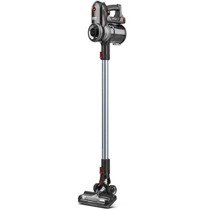 FAURE FV-22161 Aspirateur Balai 2 en 1 - 250W - 30min d'autonomie - 2 vitesses - Orange/Gris