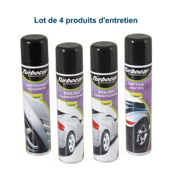 Lot de 4 produits d'entretien