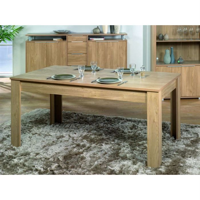 ZWIN Table à manger 170 x 77.2 x 90 cm   Style contemporain   Coloris