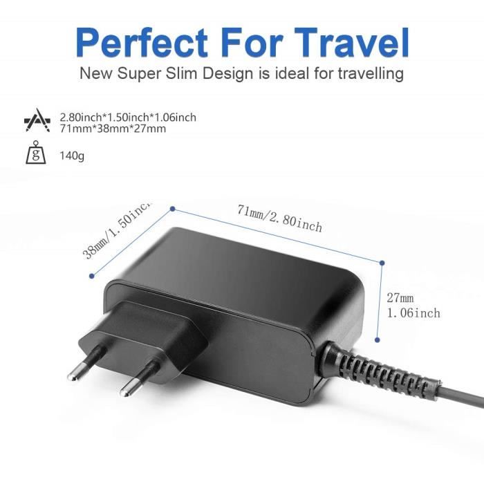 KFD Chargeur Secteur 12 V 2 A pour Ordinateur1