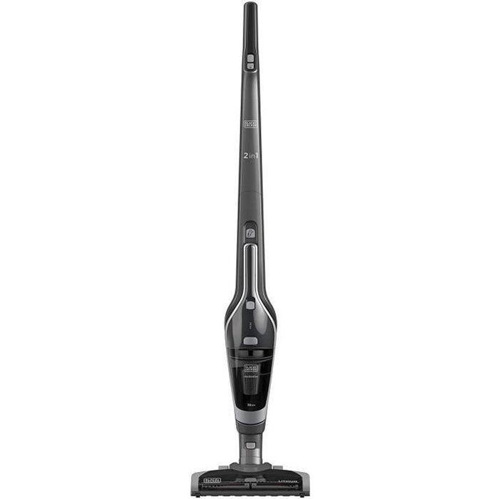 BLACK & DECKER Aspirateur balai sans fil 2 en 1 SVA520B Lithium 18 V - Noir et argent