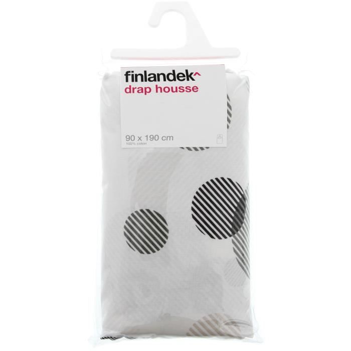 FINLANDEK Drap Housse 90X190 Java