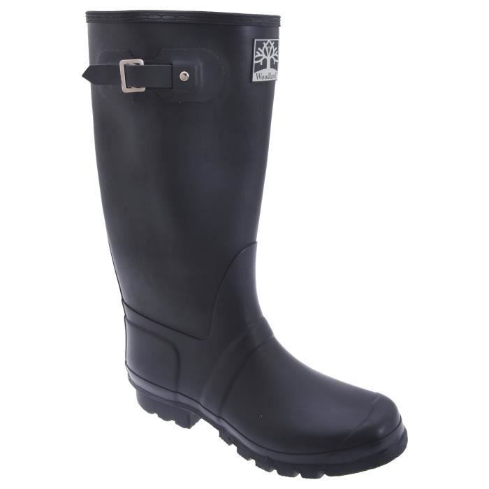 Woodland , Bottes de pluie larges avec sangle de réglage , Homme , N/A