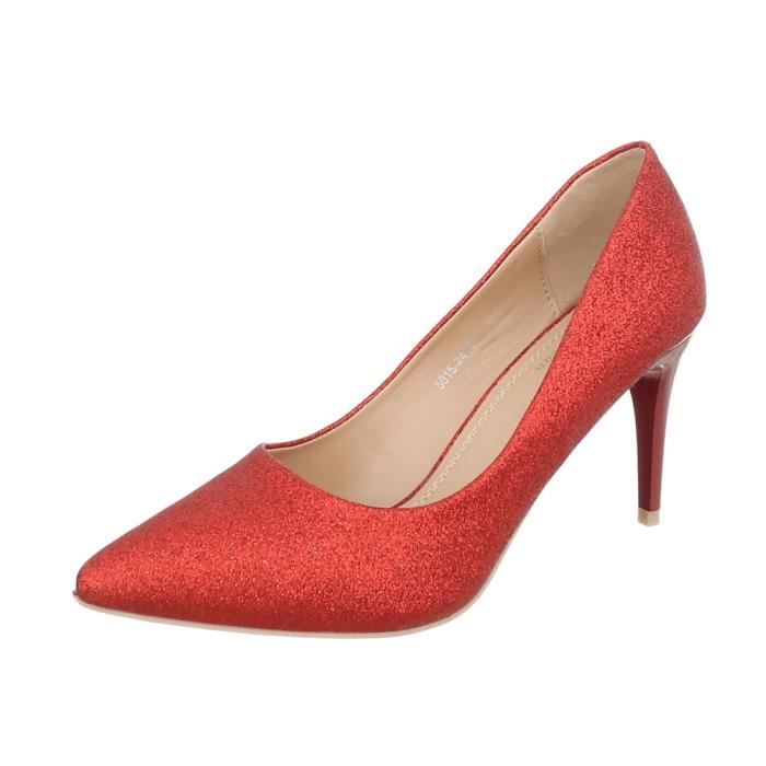Femme Talons 36 Aiguilles Chaussures L'escarpin Rouge qxU4wxCgT