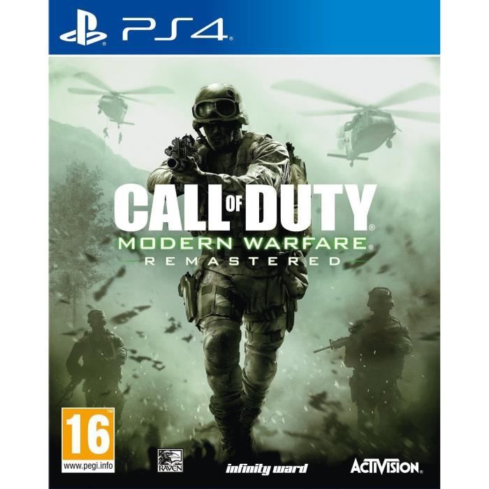 Call of Duty Modern Warfare Remastered Jeu PS4