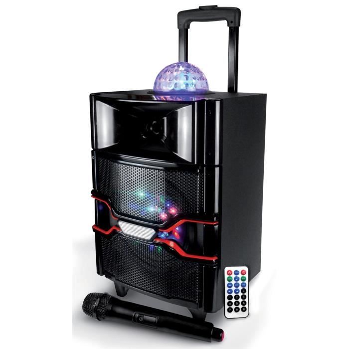 MYDEEJAY CREED 08 Enceinte Autonome LED Magic Bluetooth USB 350W