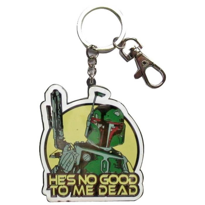 STAR WARS Porte-clé Boba Fett Métal