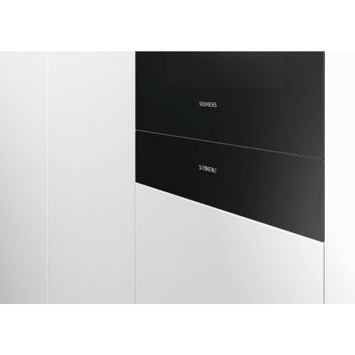SIEMENS BI630ENS1-Tiroir à accessoire non chauffant-Système push / pull sans poignée-21 L-Cavité inox-Fond anti dérapant