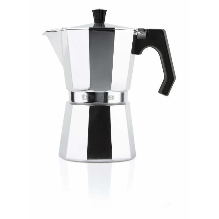 TAURUS Cafetière italienne 6 tasses tous feux sauf induction
