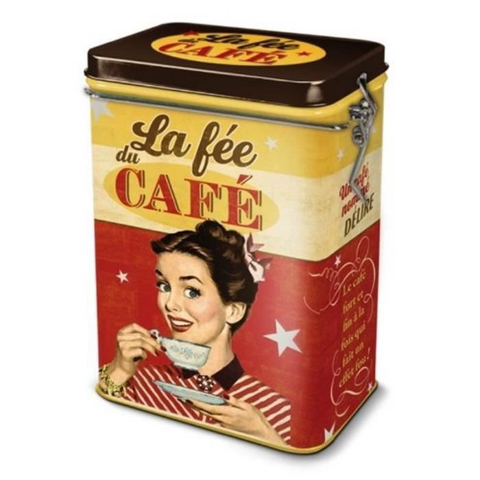 Boîte De Rangement Hermétique En Métal Style Café - Nostalgic-Art, 1,3L