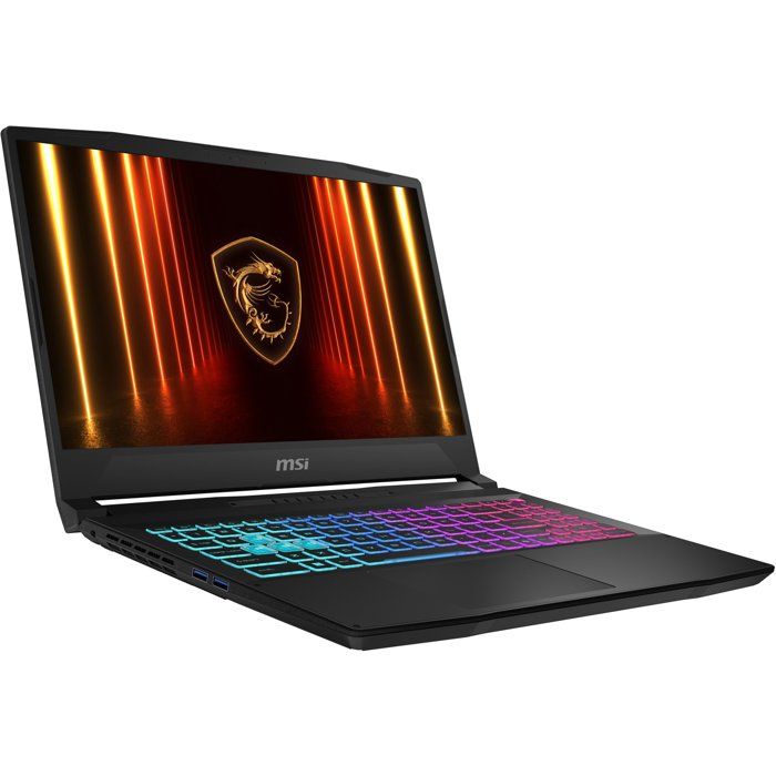 Clavier rétroéclairé RGB du PC portable MSI Katana 15