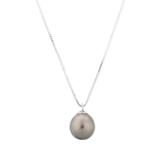 PERLINEA Collier Perle de Tahiti et Argent 925° Femme