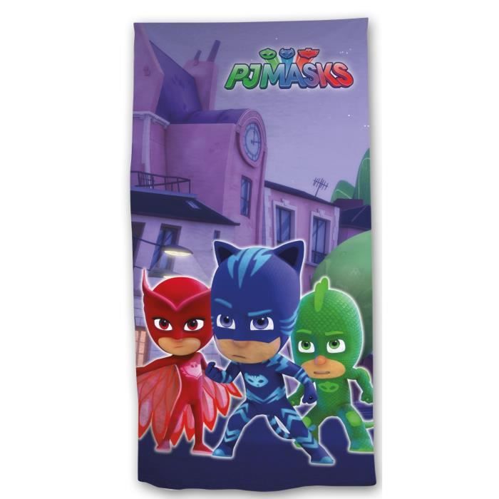 PJMASKS Drap de plage 100% coton 70x140cm