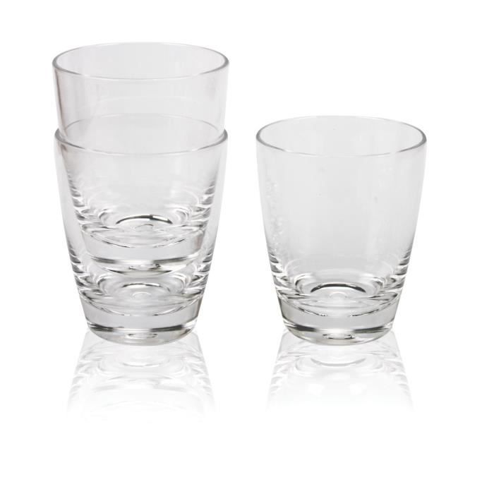 PLASTIMO Lot de 6 Verres Capri Tritan