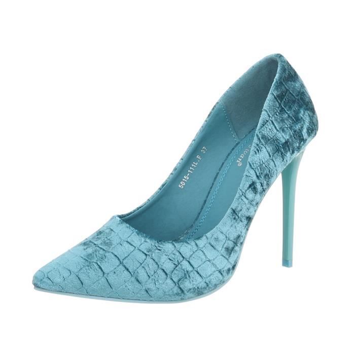 Aiguilles Chaussures L'escarpin Turquoise Femme 36 Talons Bleu zpSMjLqUVG