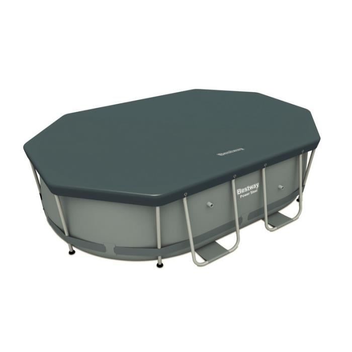 Bâche Piscine Ovale Power Frame Pool 4 saisons 300 x 200 cm
