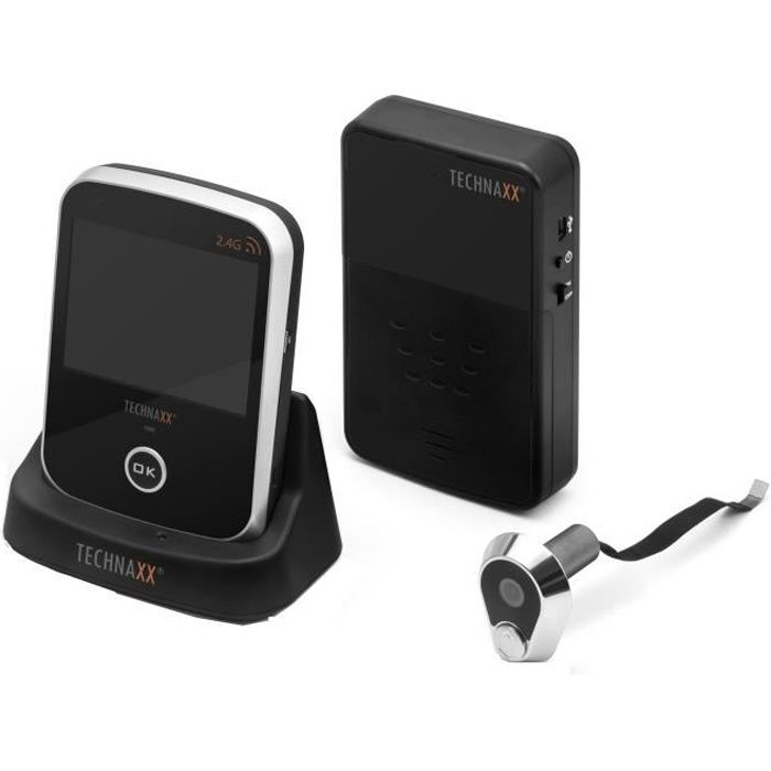TECHNAXX Judas numérique avec caméra intégrée et moniteur 3,5\
